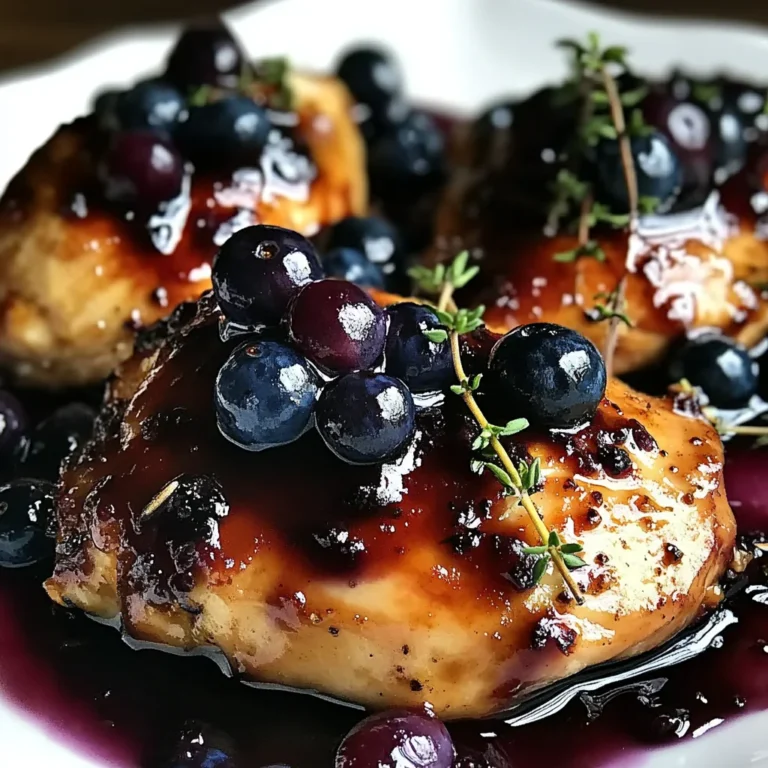 Blueberry Thyme Chicken