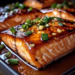 Crispy Honey Garlic Glazed Salmon Recipe