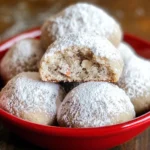 Gingerbread Snowball Cookies