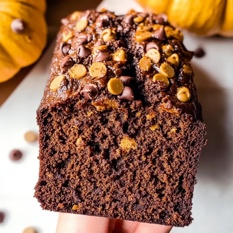 Moist Chocolate Pumpkin Bread
