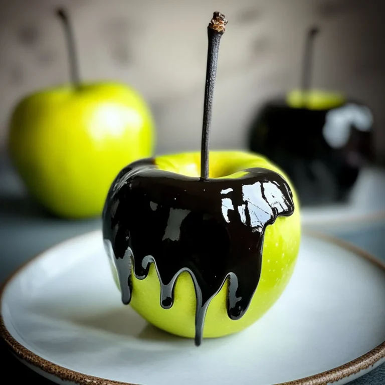 Poison Toffee Apples for Halloween