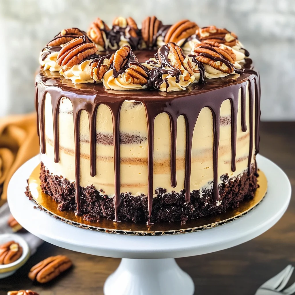 Turtle Chocolate Layer Cake