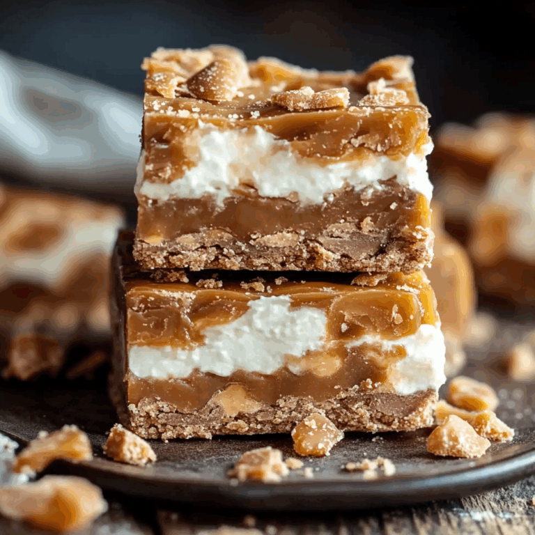 Butterfinger Caramel Bars