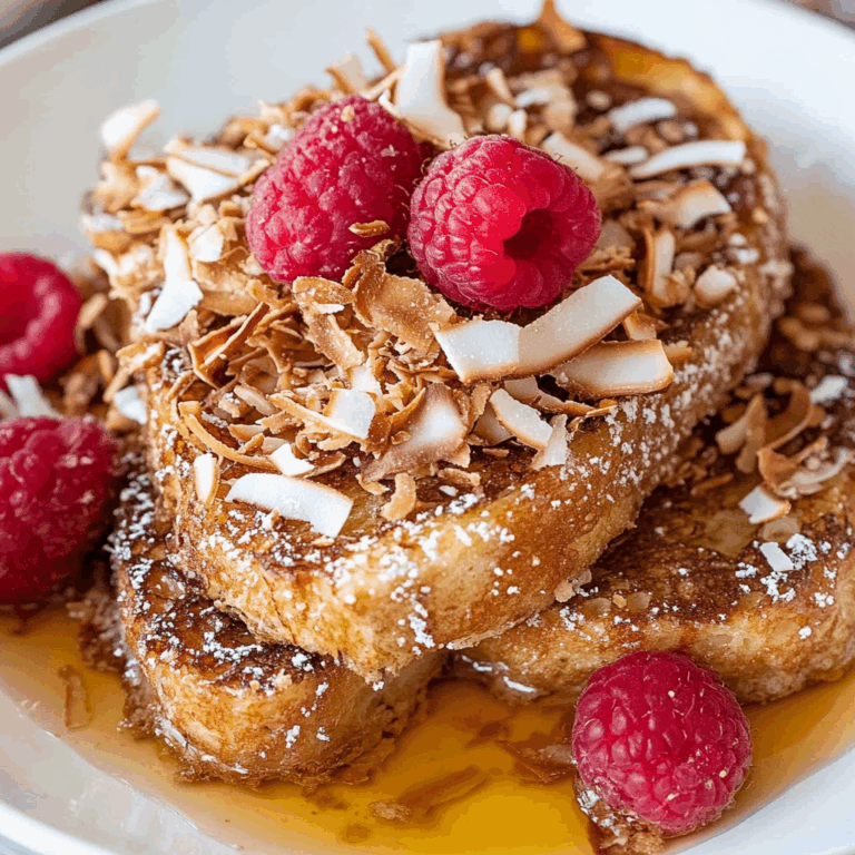 Coconut Crusted French Toast