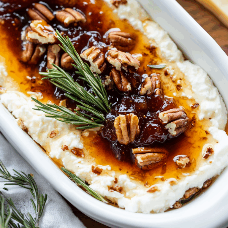 Goat Cheese Appetizer with Fig Jam and Pecans