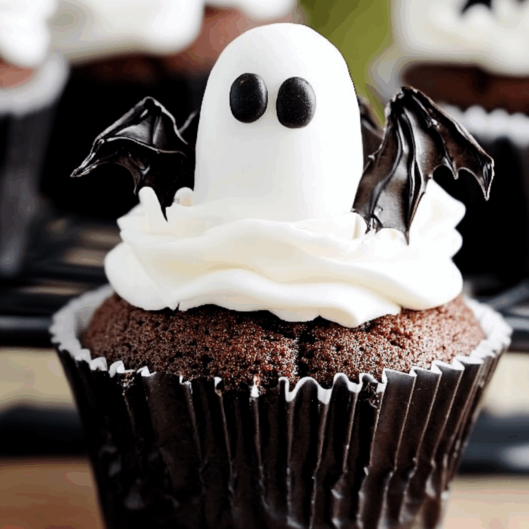 vegan marshmallows Ghost Cupcakes