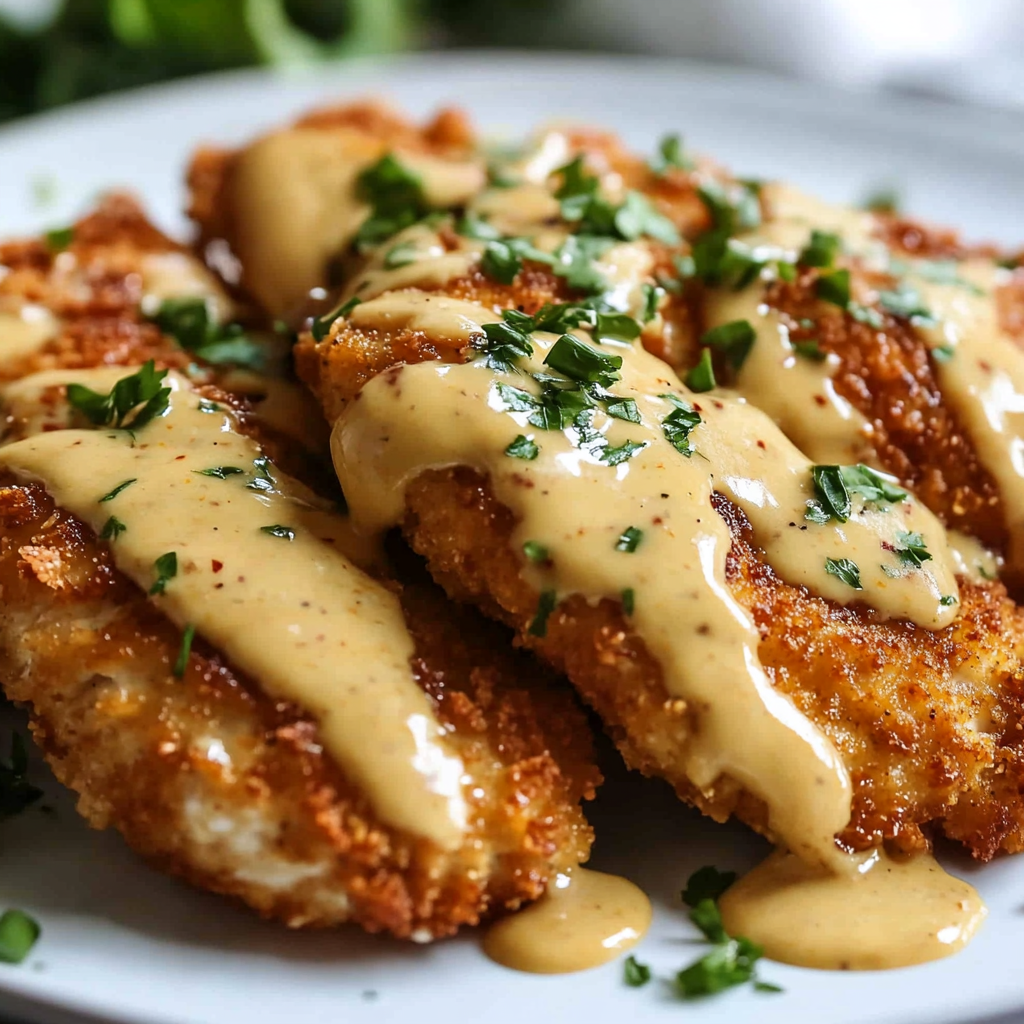 Pretzel Chicken with Mustard-Cheddar Sauce: An Amazing Ultimate Recipe