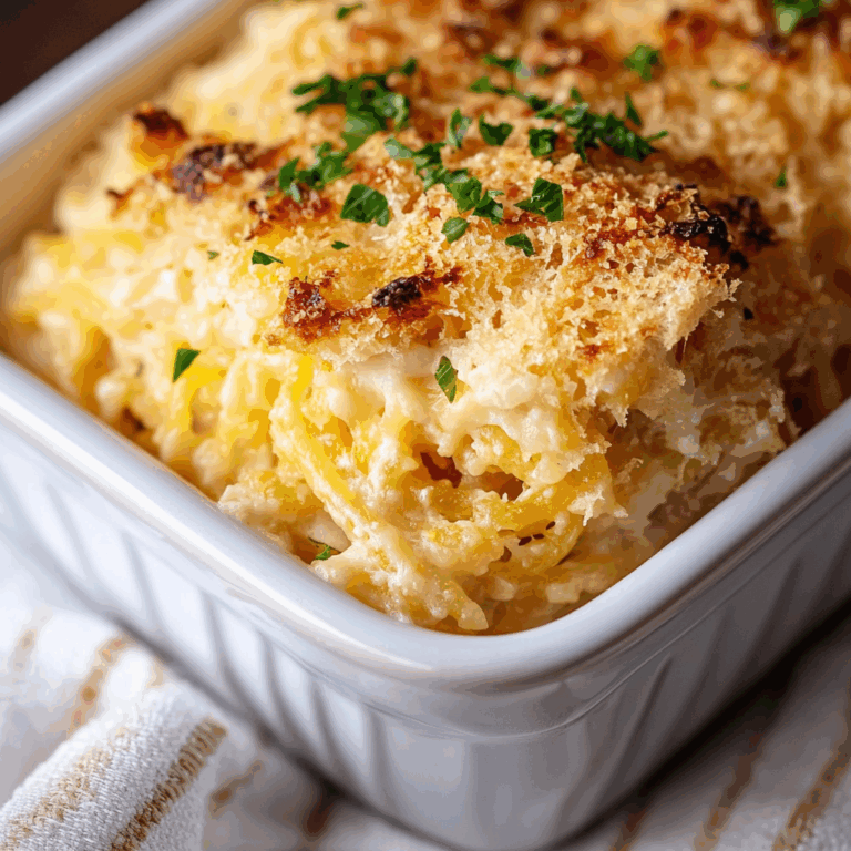 Spaghetti Squash Mac And Cheese