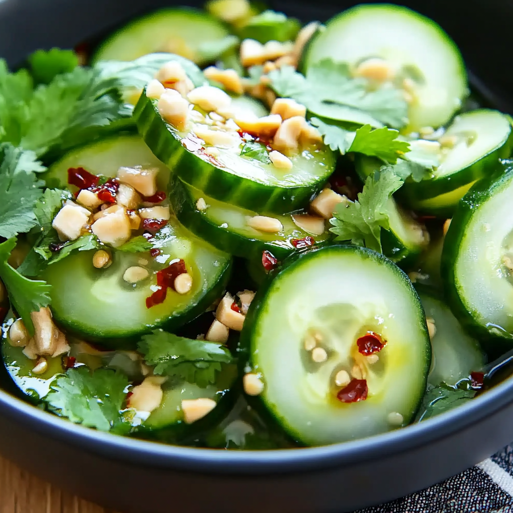 Thai Cucumber Salad – Easy, Refreshing & Flavorful Side Dish