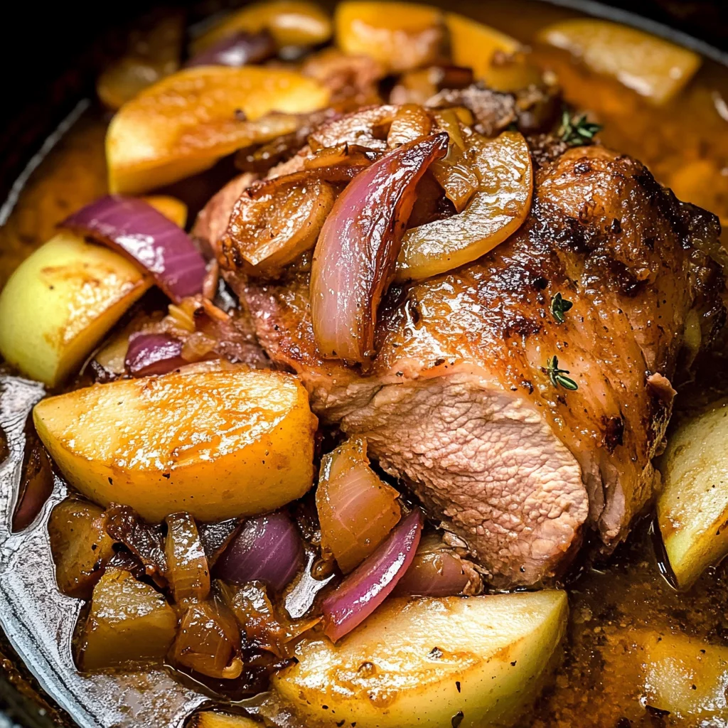 Apple Cider Braised Pork Shoulder