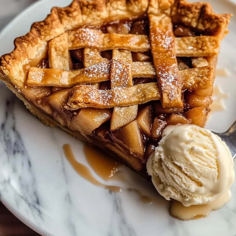 Apple Pie à la Mode (Apple Pie with Ice Cream Recipe)