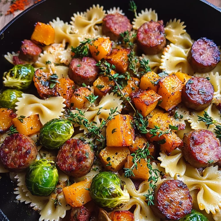 Autumn Sausage Pasta Squash: Amazing 25-Min Fall Favorite