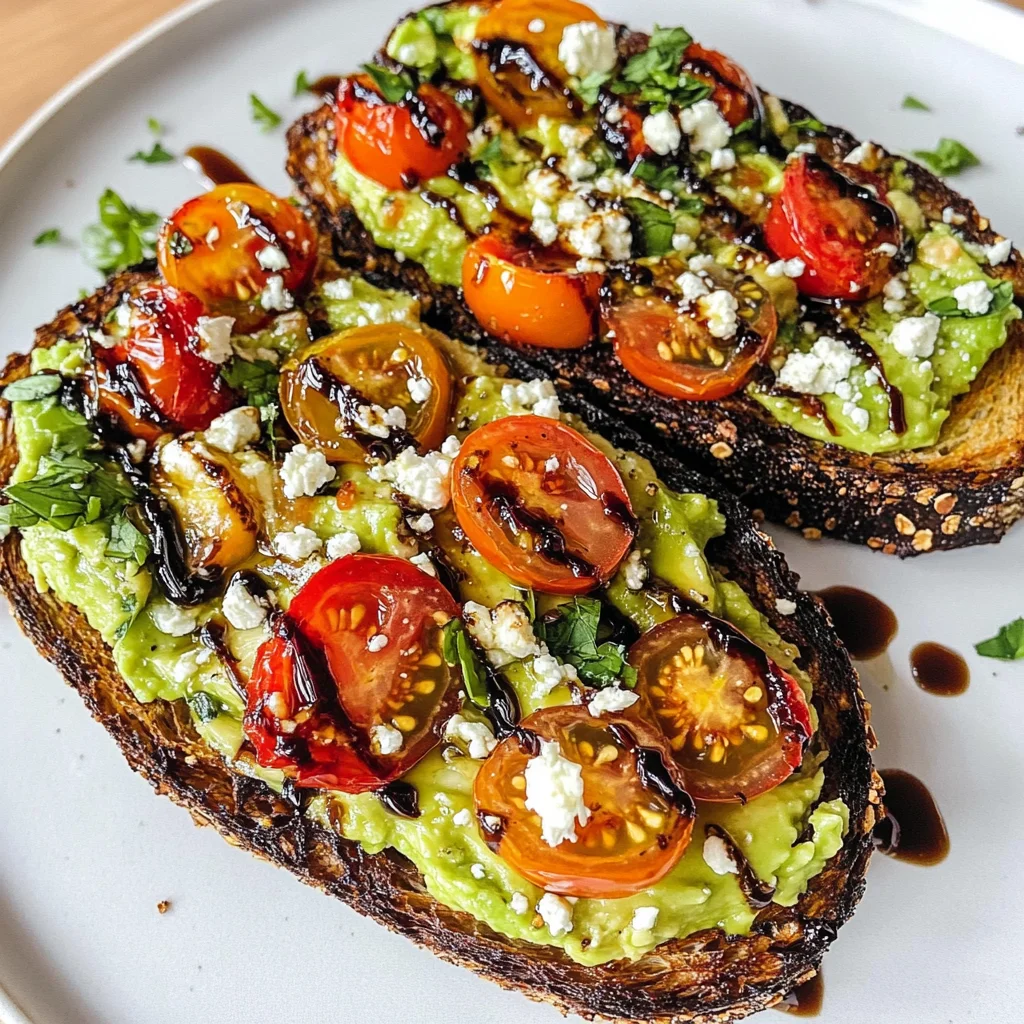 Avocado Toast with Feta and Cherry Tomatoes: A Perfectly Balanced Delight