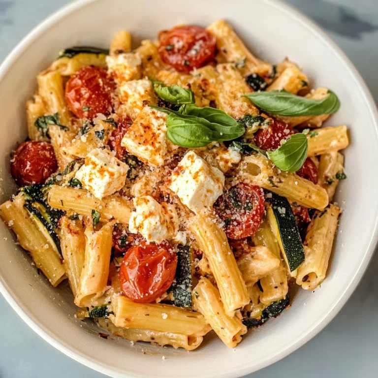 Best Baked Feta Pasta with Vegetables