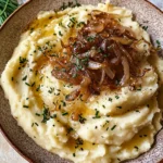Best Ever Caramelized Onion Mashed Potatoes