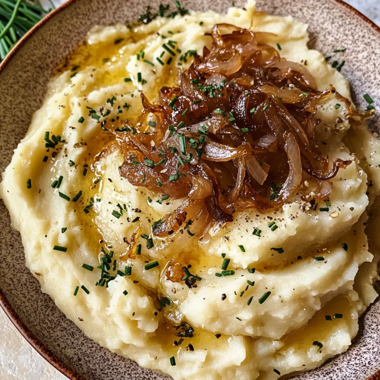 Best Ever Caramelized Onion Mashed Potatoes