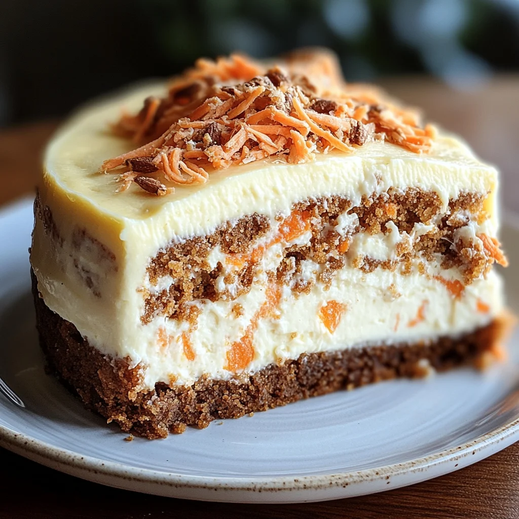 Carrot Cake Cheesecake Recipe – Easy Holiday Dessert