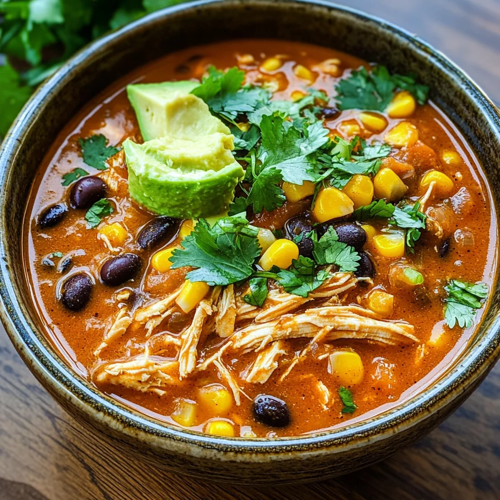 Chicken Enchilada Soup