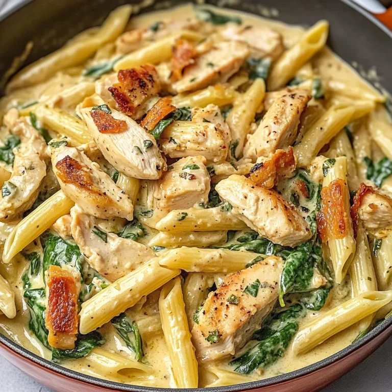 Chicken Spinach Penne