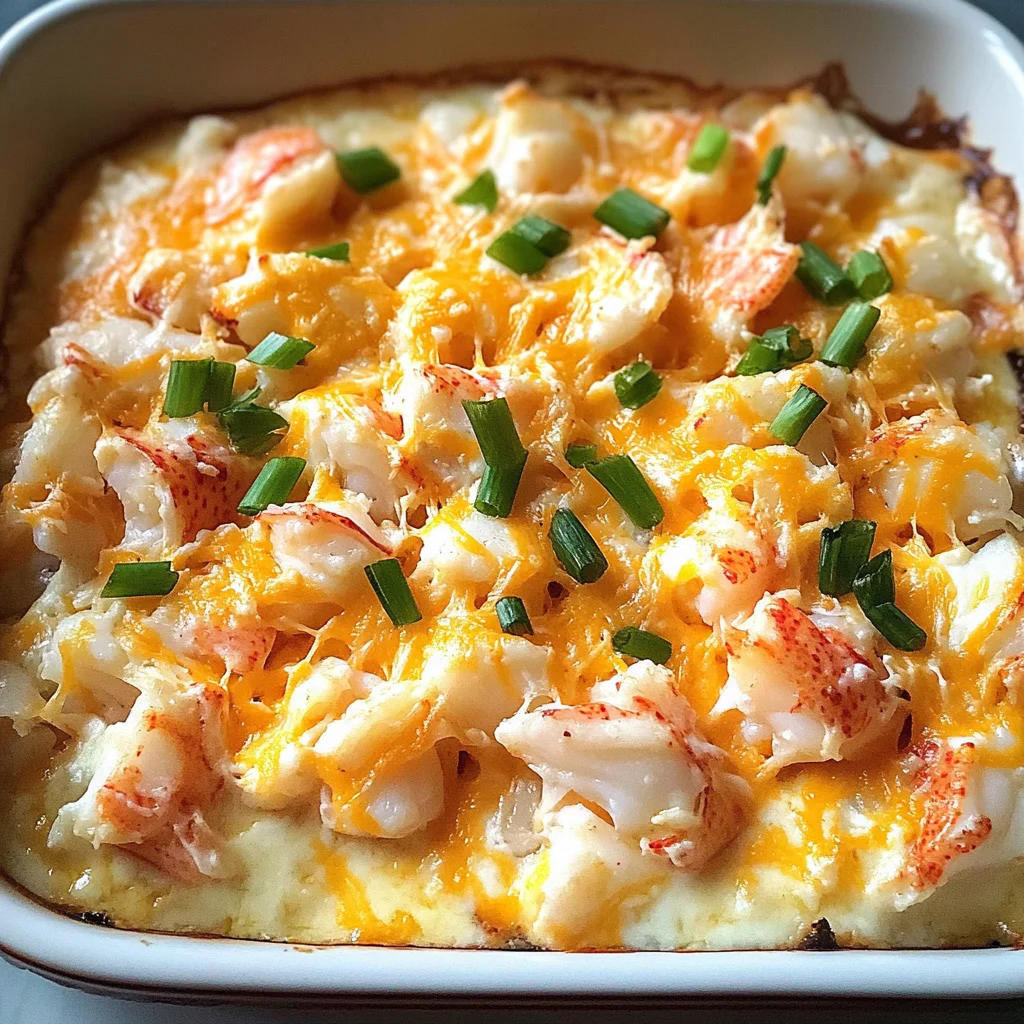 Chinese Baked Lobster and Crab Casserole
