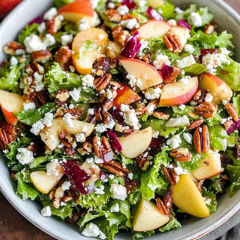 Chopped Autumn Salad with Apple Cider Dressing