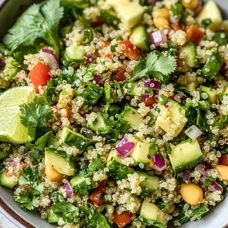 Cilantro Lime Quinoa Salad