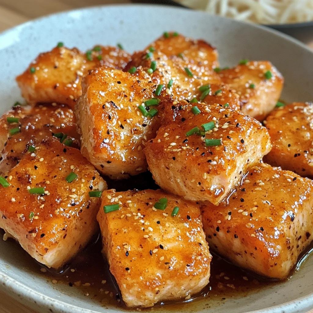Crispy Bang Bang Salmon Bites
