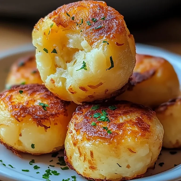 Crispy Mashed Potato Cheese Puffs