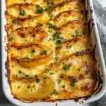 Dad’s Creamy & Cheesy Au Gratin Potatoes