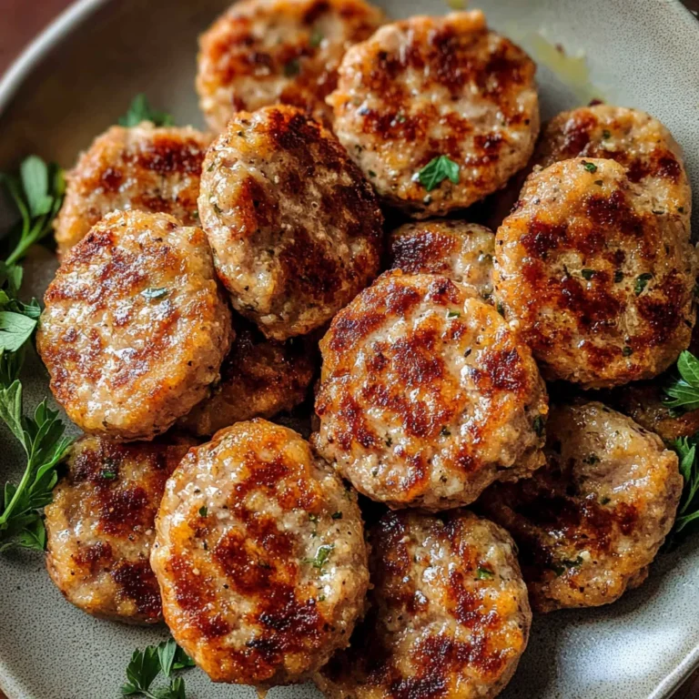 Easy (15-Minute!) Chicken Breakfast Sausage