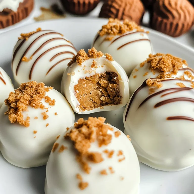 Easy Biscoff Truffles