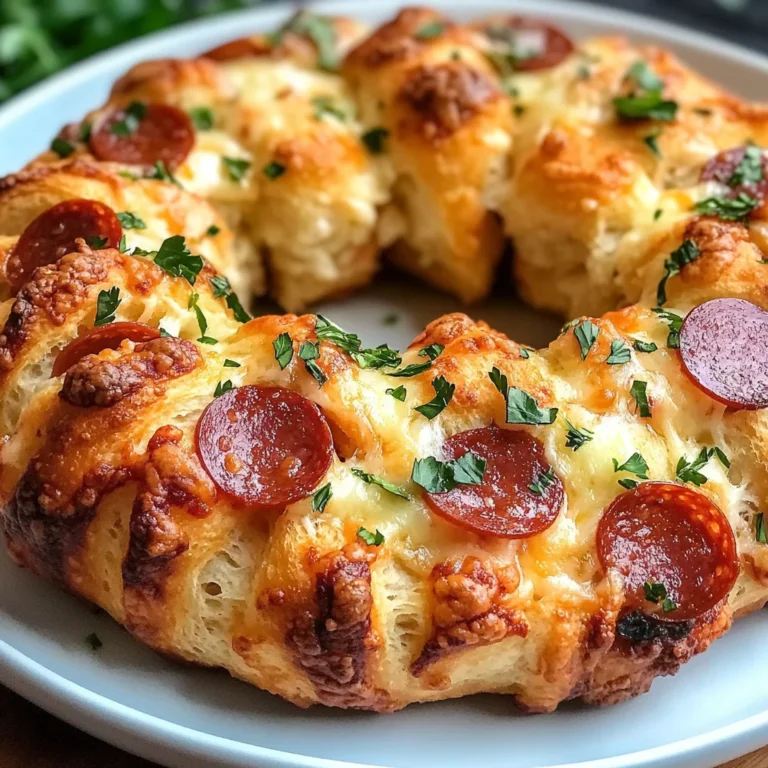 Easy Pull Apart Pizza Monkey Bread