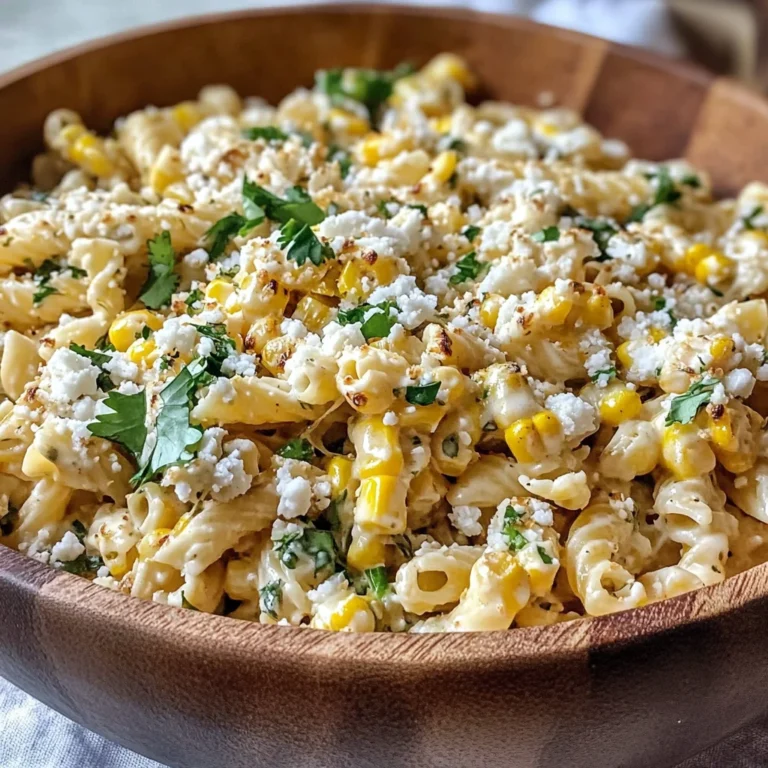 Elote Pasta Salad Recipe (Mexican Street Corn)