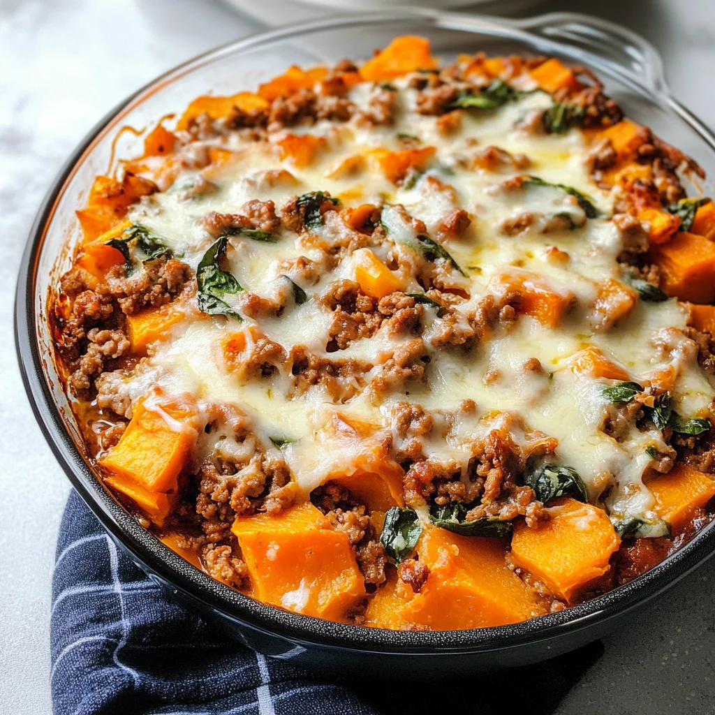 Ground Turkey Sweet Potato Casserole