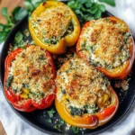 Herby Ricotta Stuffed Peppers