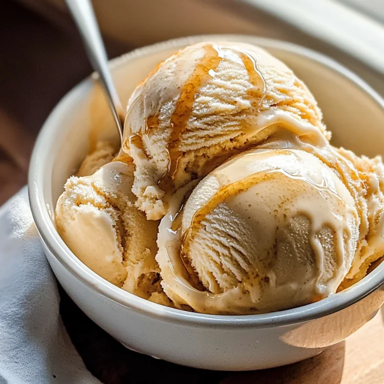 Homemade Maple Ice Cream