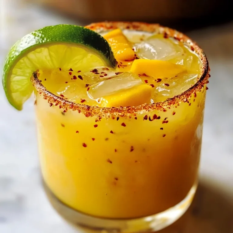 Hot Honey Spicy Mango Margarita