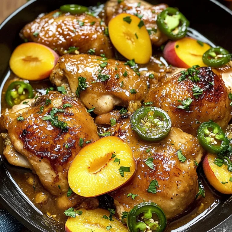 Jalapeno Peach Chicken