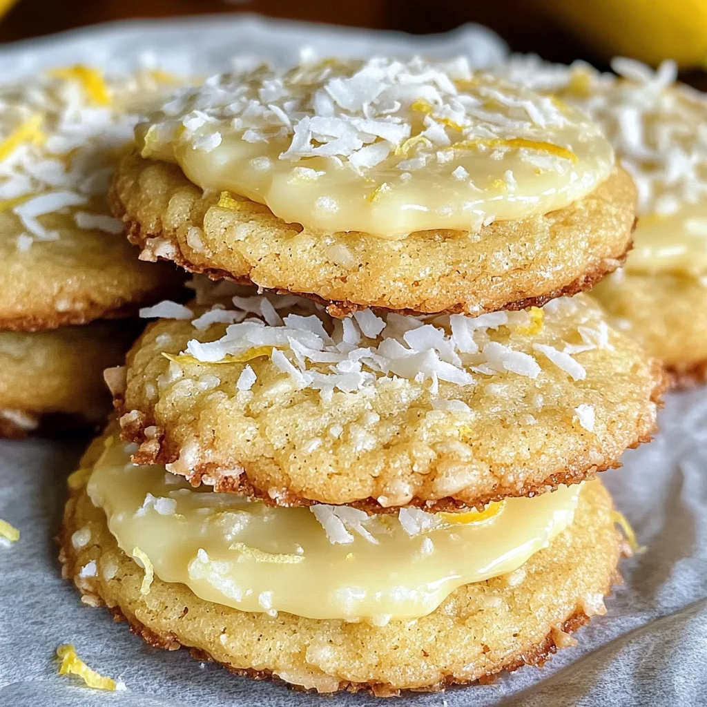 Lemon Coconut Heaven Cookies – Easy Dessert Recipe