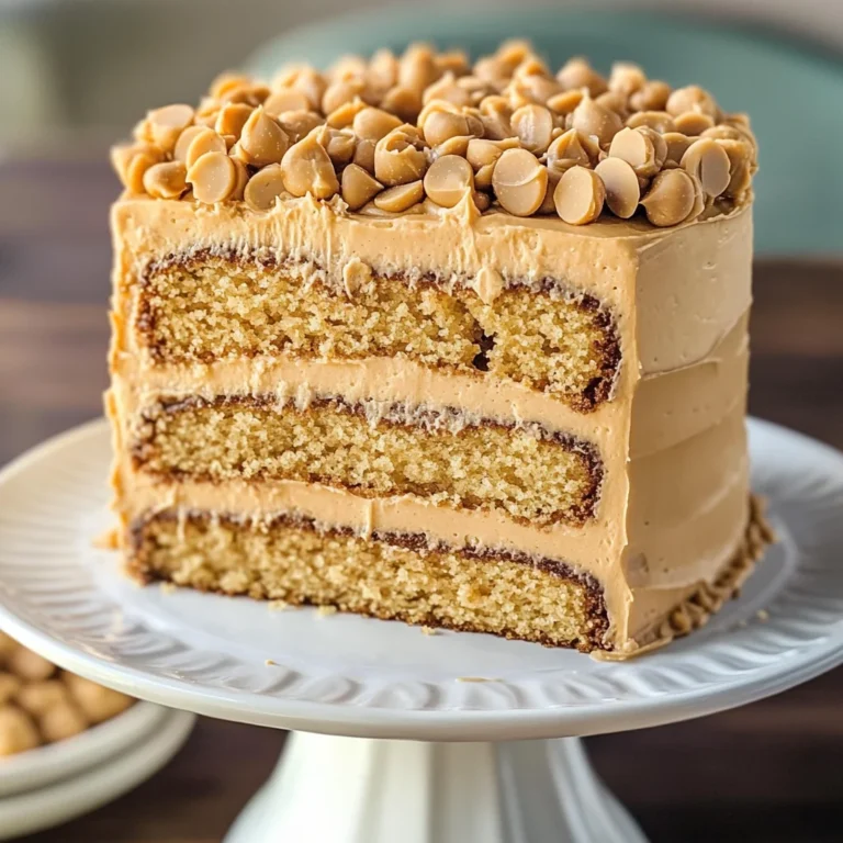 Loaded Peanut Butter Layer Cake