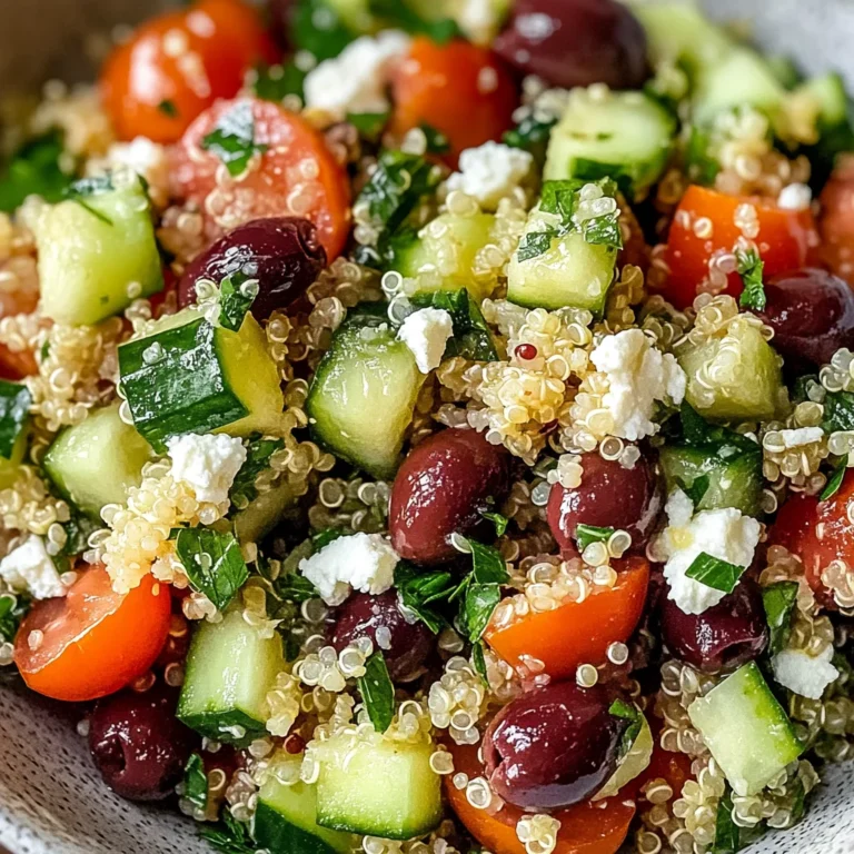 Mediterranean Quinoa Salad
