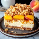 Peach Cobbler Cheesecake