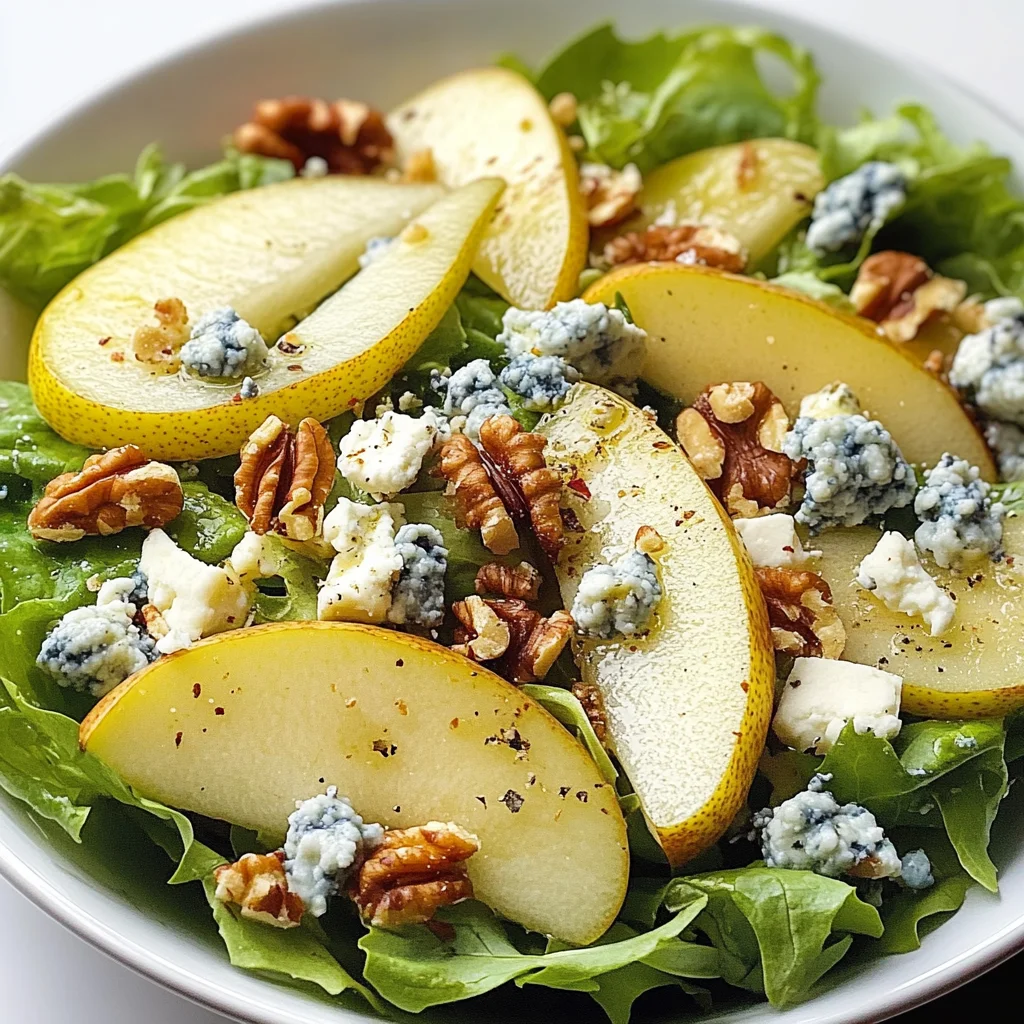 Pear and Blue Cheese Salad