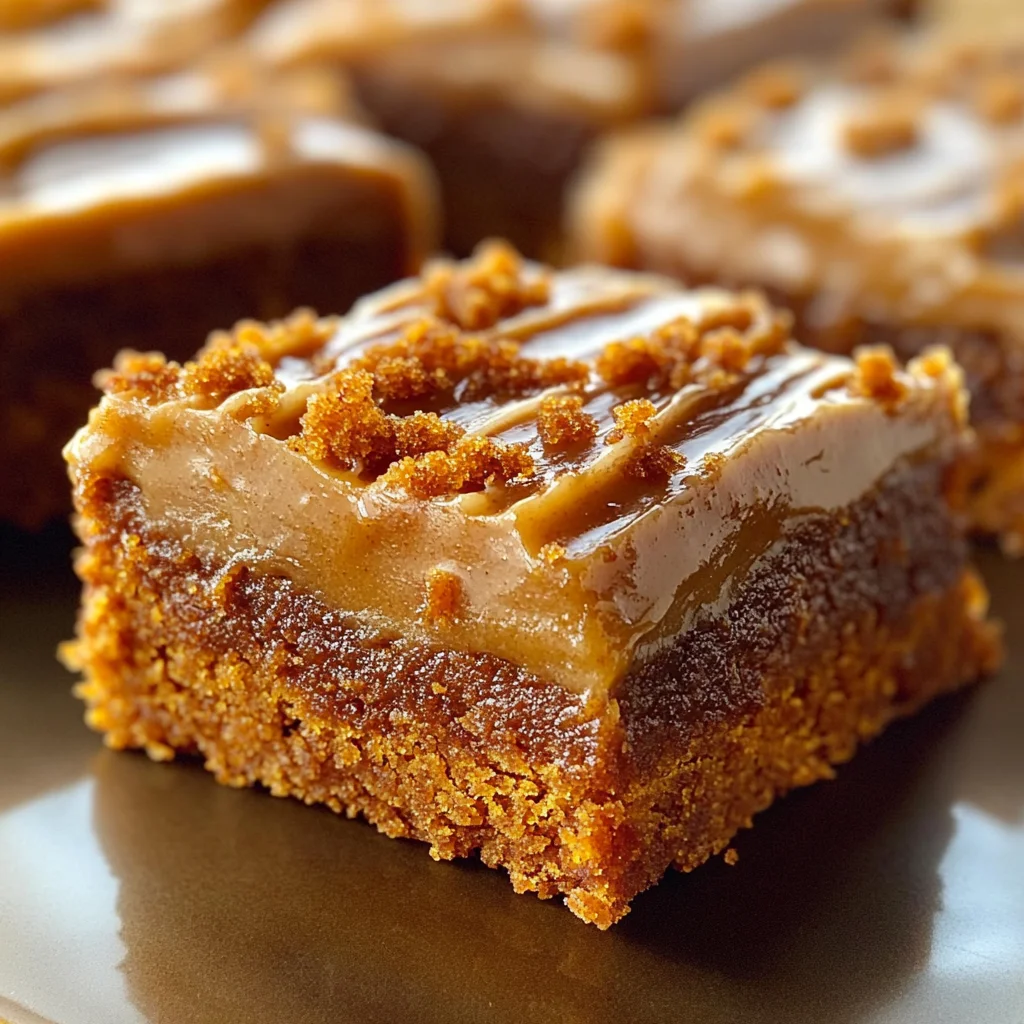 Pumpkin Bars with Brown Sugar Frosting