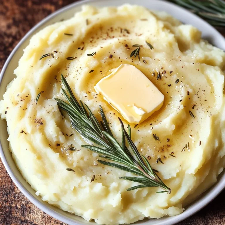 Rosemary Garlic Mashed Potatoes