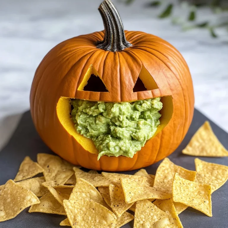 Throwing Up Pumpkin Guacamole Recipe