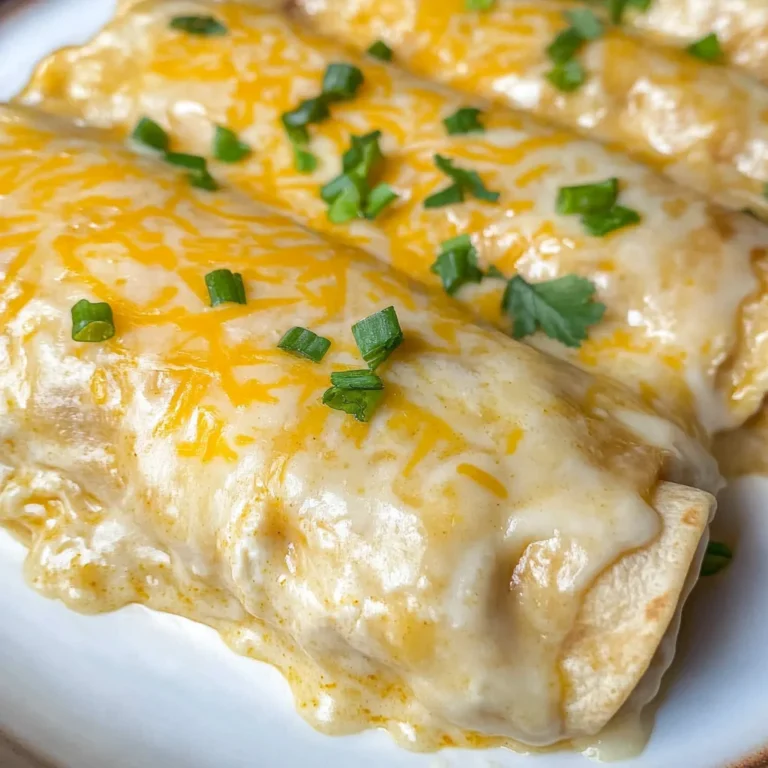 White Chicken Enchiladas