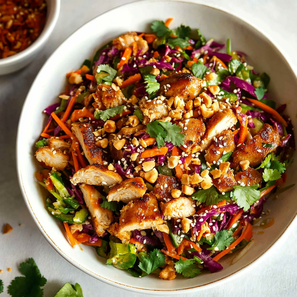 Asian Chicken Crunch Salad: A Delightful Culinary Experience