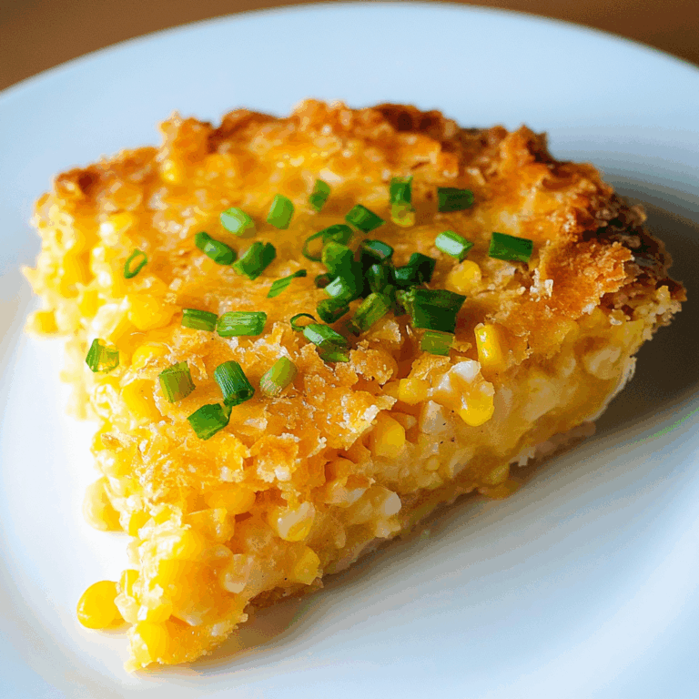 Cheddar Sweet Corn Pie
