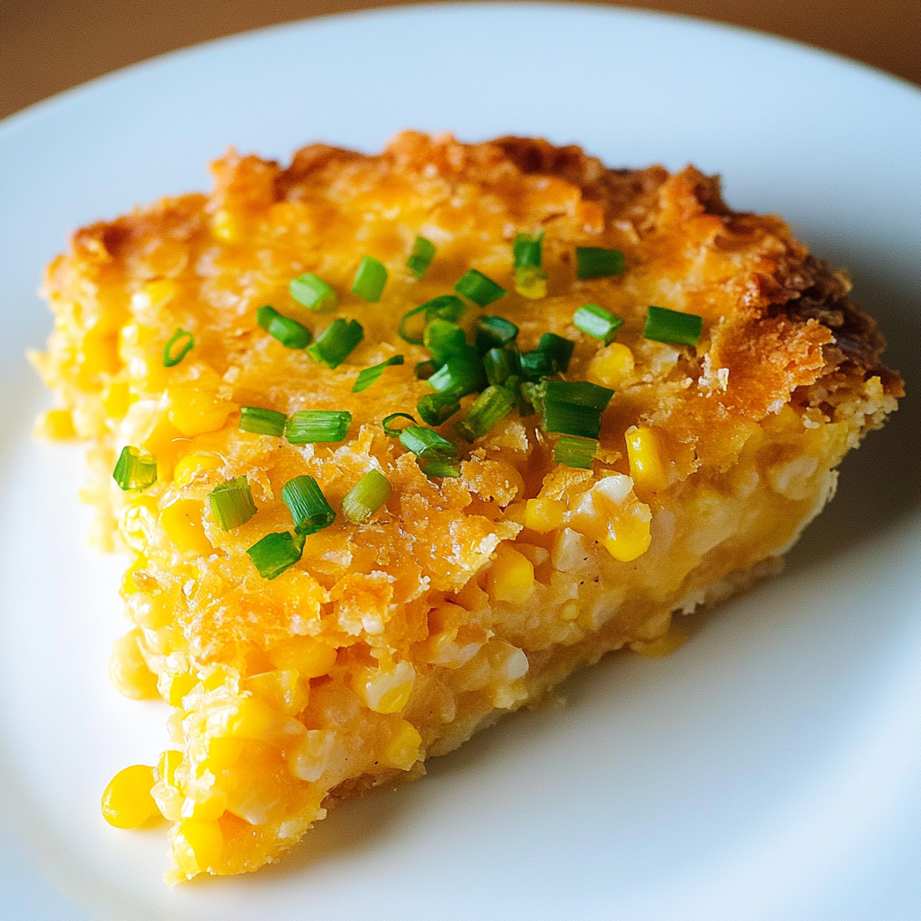 Cheddar Sweet Corn Pie